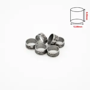 Παπαγάλους 12x6mm Ατσάλι