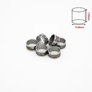 Παπαγάλους 13x7mm Ατσάλι